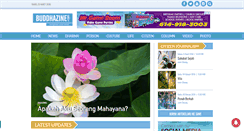 Desktop Screenshot of buddhazine.com