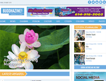 Tablet Screenshot of buddhazine.com